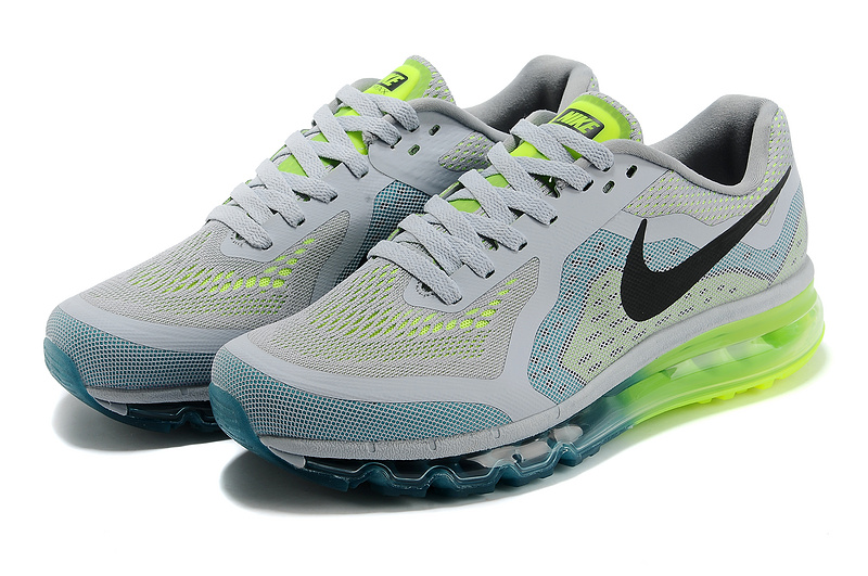 Nike Air Max 2014 Grey Blue Shoes - Click Image to Close