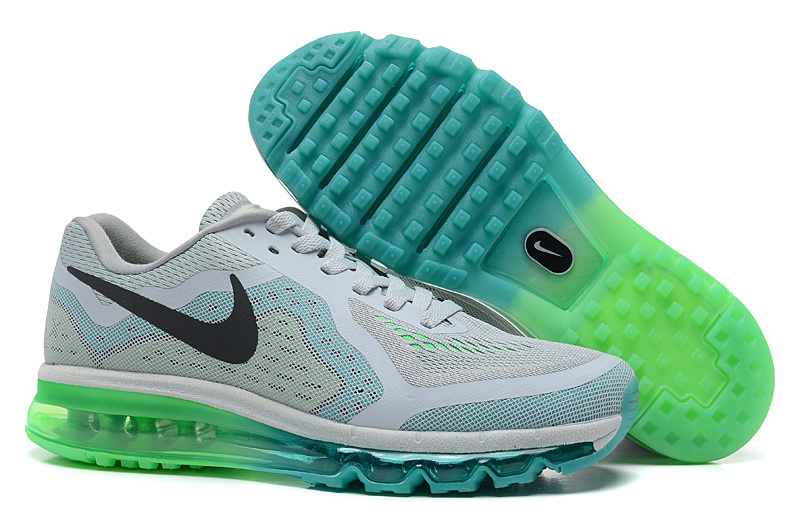 Nike Air Max 2014 Grey Green Shoes