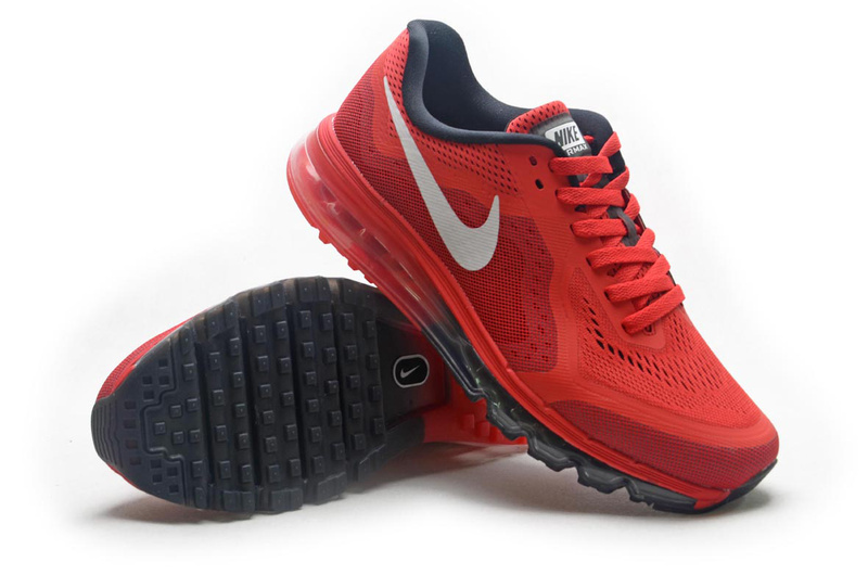 Nike Air Max 2014 Red Black Shoes