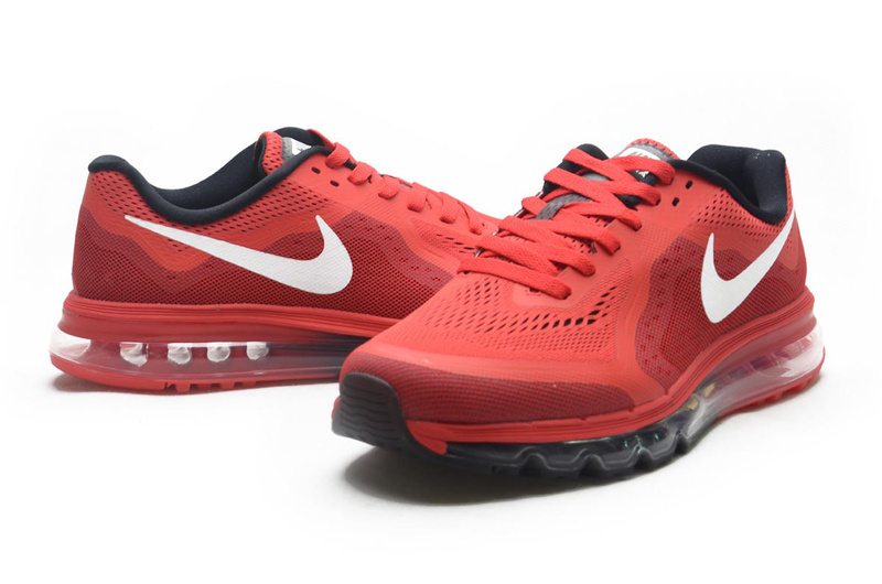 Nike Air Max 2014 Red Black Shoes - Click Image to Close