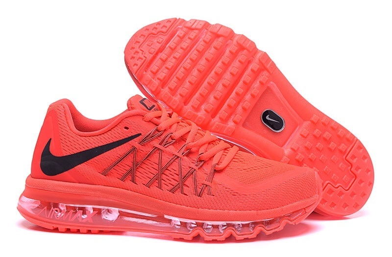 Nike Air Max 2015 All Red Shoes - Click Image to Close