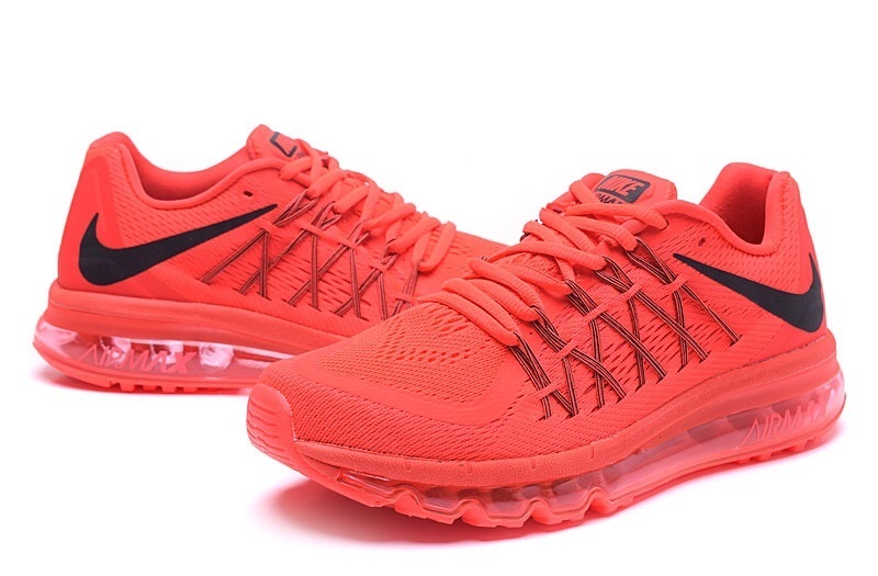 Nike Air Max 2015 All Red Shoes - Click Image to Close