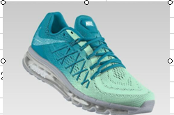 Nike Air Max 2015 Blue Green Women Shoes - Click Image to Close