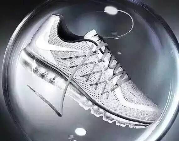 Nike Air Max 2015 Grey Silver Shoes - Click Image to Close