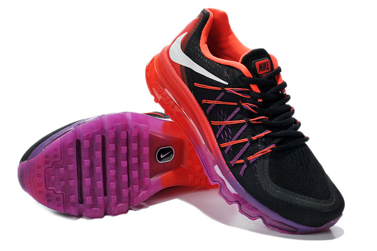 Nike Air Max 2015 Black Purple Red Women Shoes
