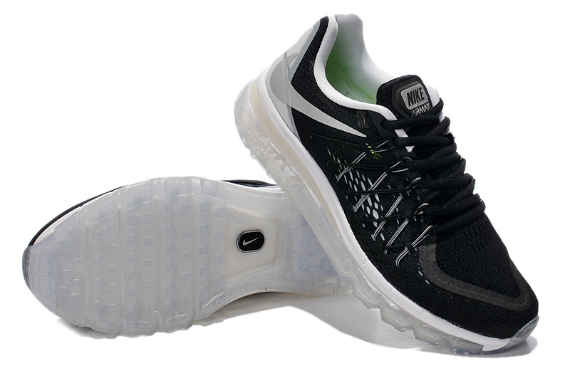 Nike Air Max 2015 Black White Women Shoes
