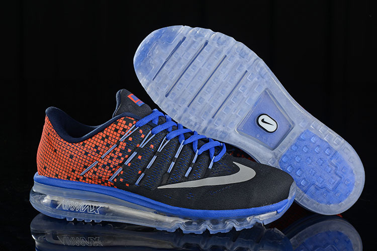 Nike Air Max 2016 Black Blue Orange Shoes