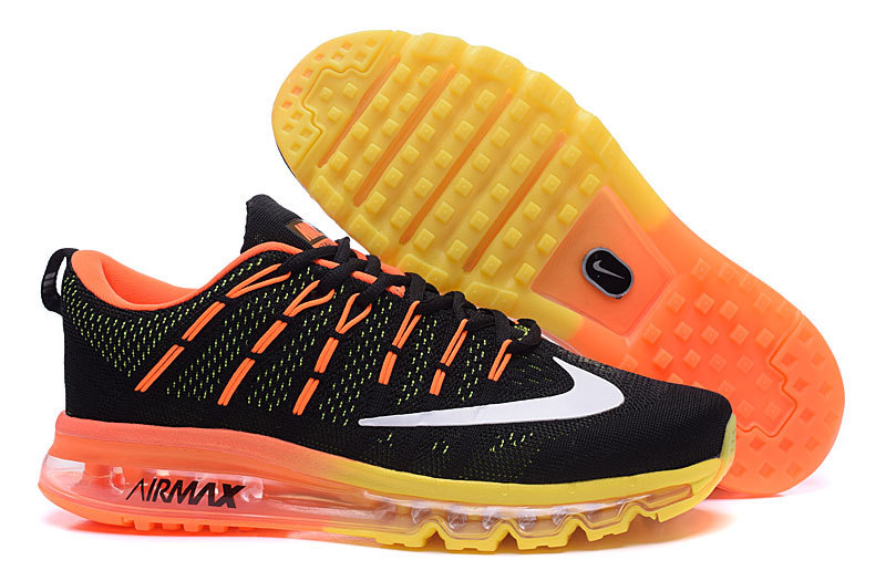 black orange and yellow air max