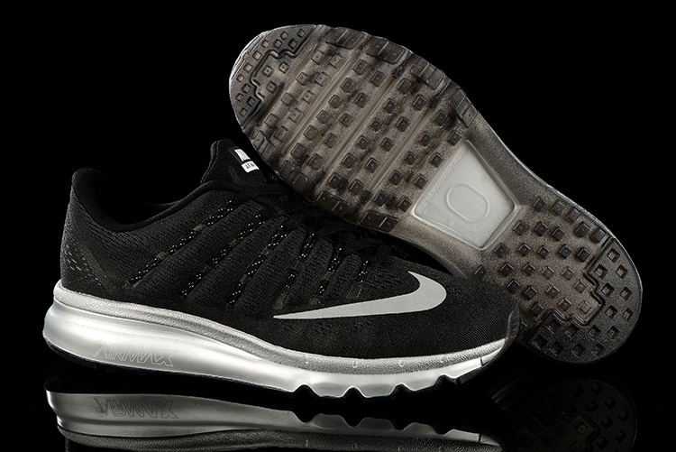 Nike Air Max 2016 Black Silver Shoes - Click Image to Close