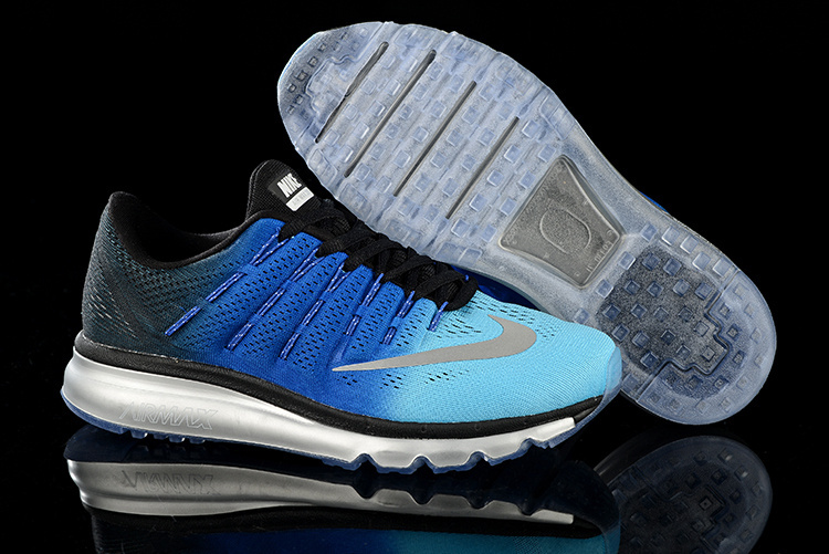 Nike Air Max 2016 Blue Black Silver Shoes - Click Image to Close