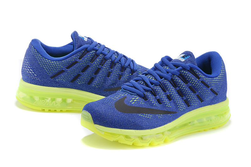 Nike Air Max 2016 Blue Fluorscent Green Shoes