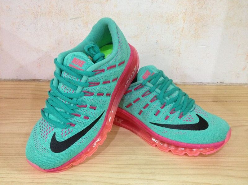 Nike Air Max 2016 Green Red Shoes For Women