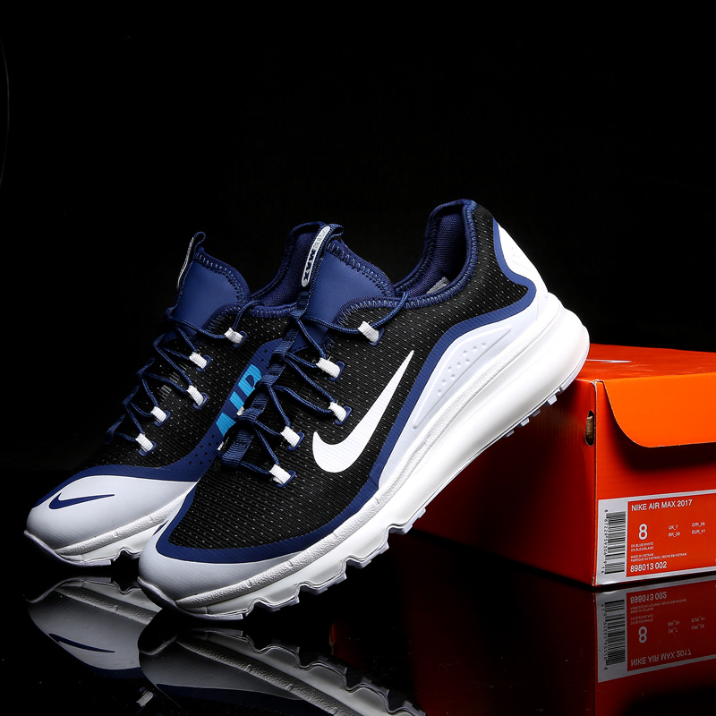 Nike Air Max 2017 II Blue Black White Shoes - Click Image to Close