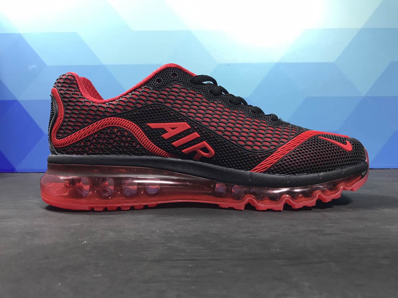 Nike Air Max 2017 III Black Red Shoes - Click Image to Close