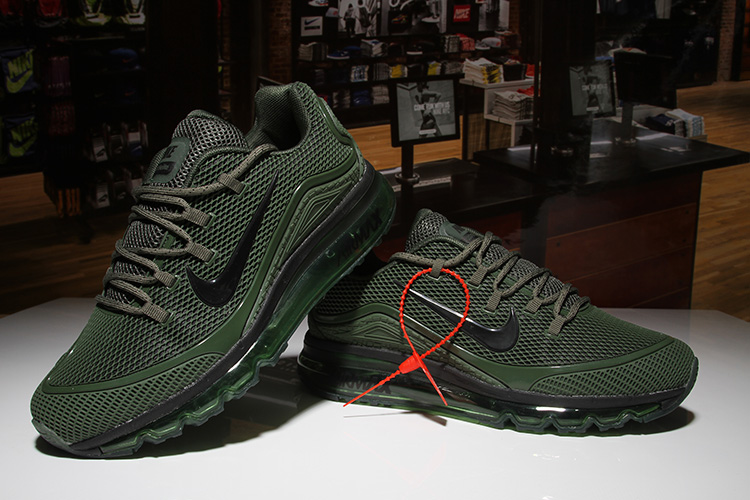 Nike Air Max 2018 Elite Army Green Shoes - Click Image to Close