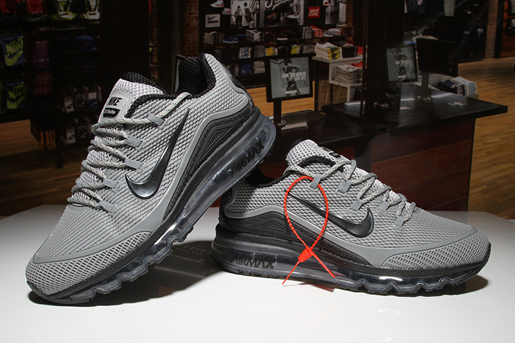 Nike Air Max 2018 Elite Grey Black Shoes - Click Image to Close