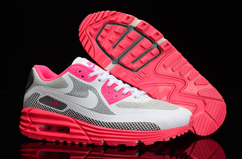 Women Nike Air Max 25 Anniversary Lunar90 C3 Silver Grey Pink