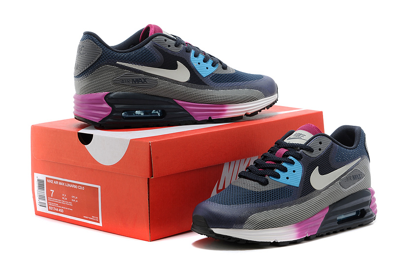 Nike Air Max 25th Anniversary Black Blue Grey Purple