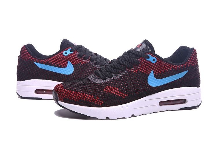 Nike Air Max 87 II Black Wine Red Blue Shoes - Click Image to Close