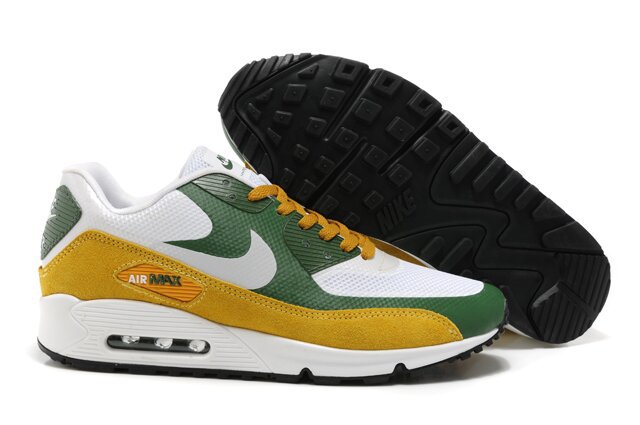 Nike Air Max 90 HYP PRM White Green Yellow - Click Image to Close