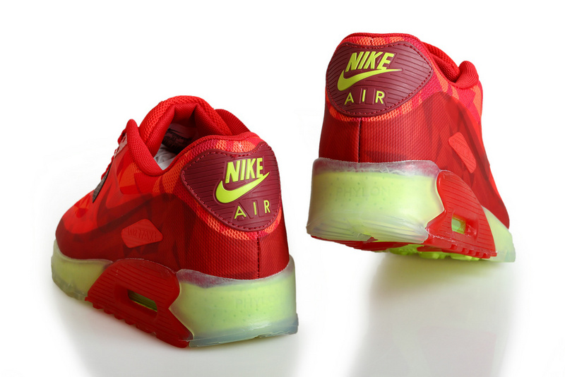 Nike Air Max 90 ICE Red Yellow - Click Image to Close