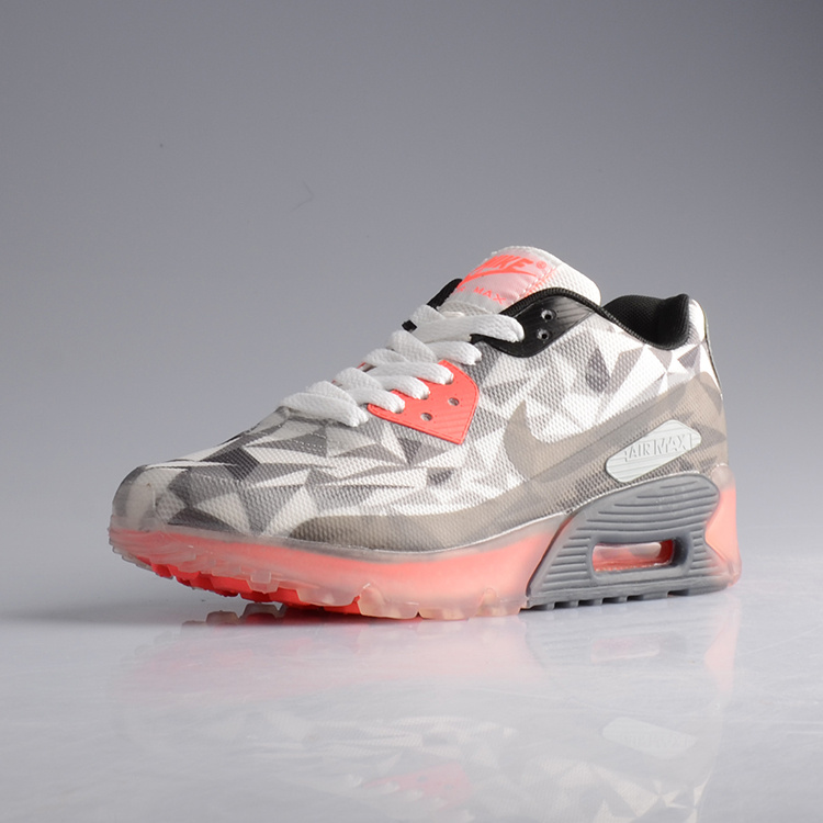 Nike Air Max 90 Jelly Grey Black Orange Women Shoes