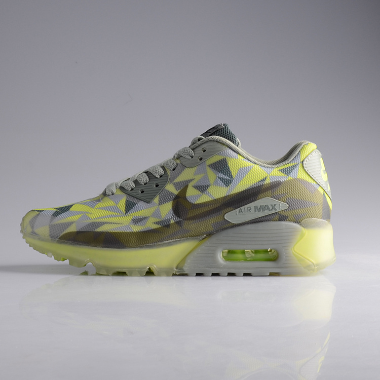 Nike Air Max 90 Jelly Grey Green Women Shoes - Click Image to Close