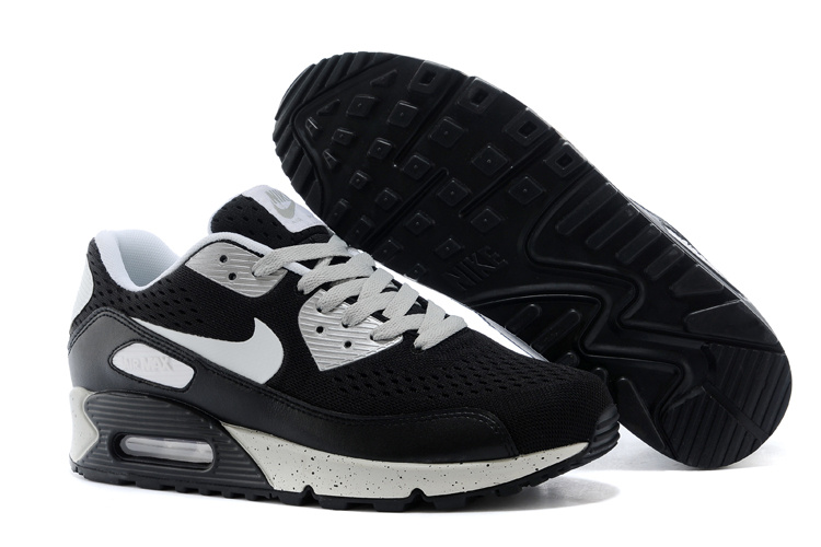 Nike Air Max 90 Knit Black Grey Shoes