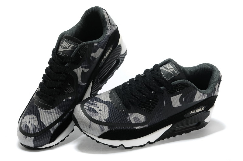 Nike Air Max 90 PREM TAPE Black Grey Shoes - Click Image to Close