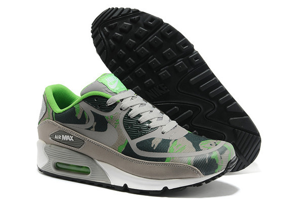 Nike Air Max 90 PREM TAPE Grey Green Women Shoes