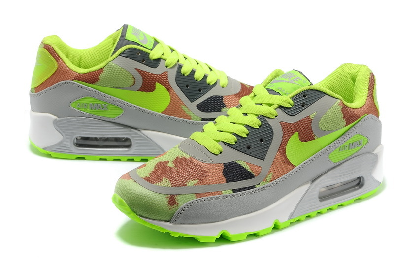 Nike Air Max 90 PREM TAPE Grey Green Shoes - Click Image to Close