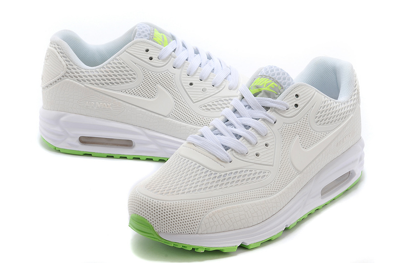 Nike Air Max 90 Rubber Patch 25th Anniversary Peach White Green - Click Image to Close