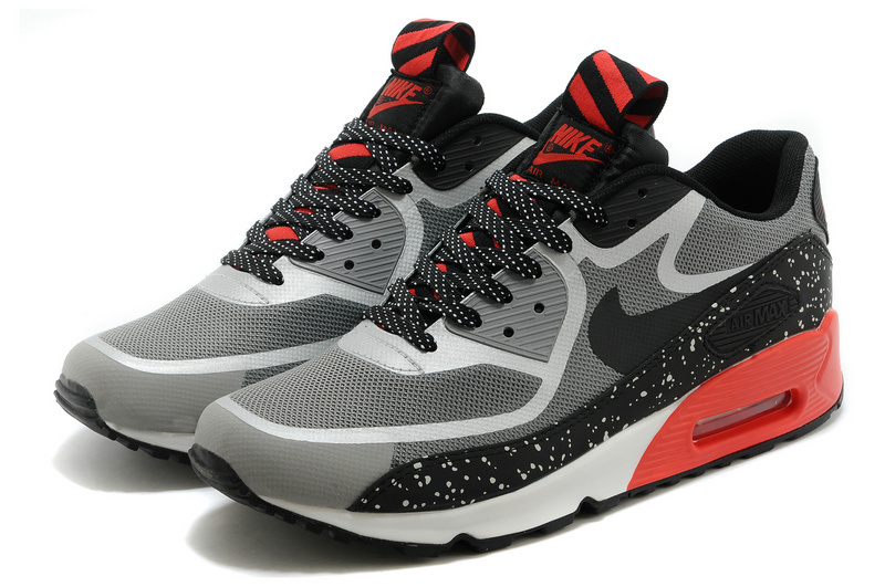 Nike Air Max 90 Tape PRM Black Grey Red Shoes