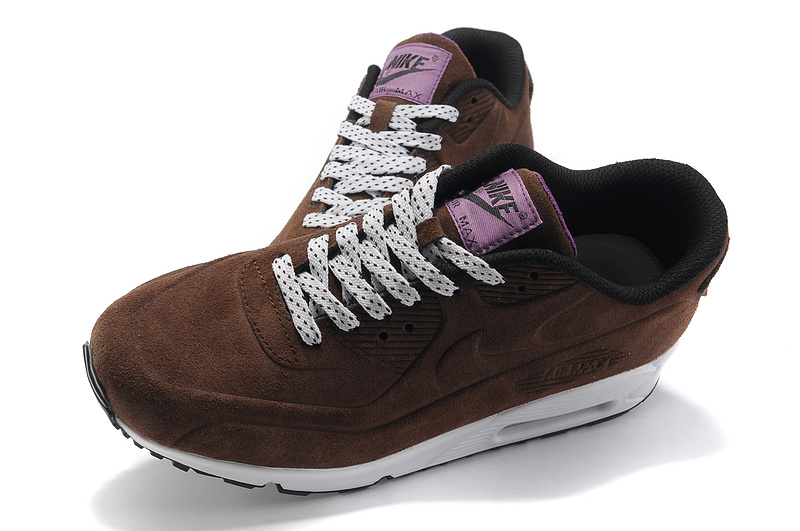 Nike Air Max 90 VT PRM Shoes Brown White - Click Image to Close