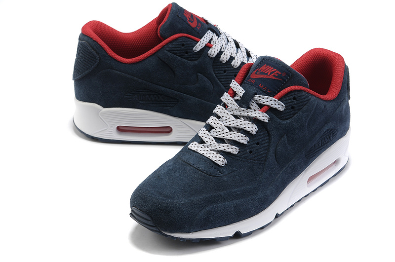 Nike Air Max 90 VT PRM Shoes Dark Blue White Red