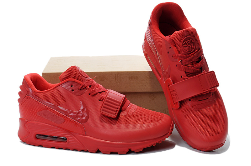 Nike Air Max 90 Yeezy All Red Shoes