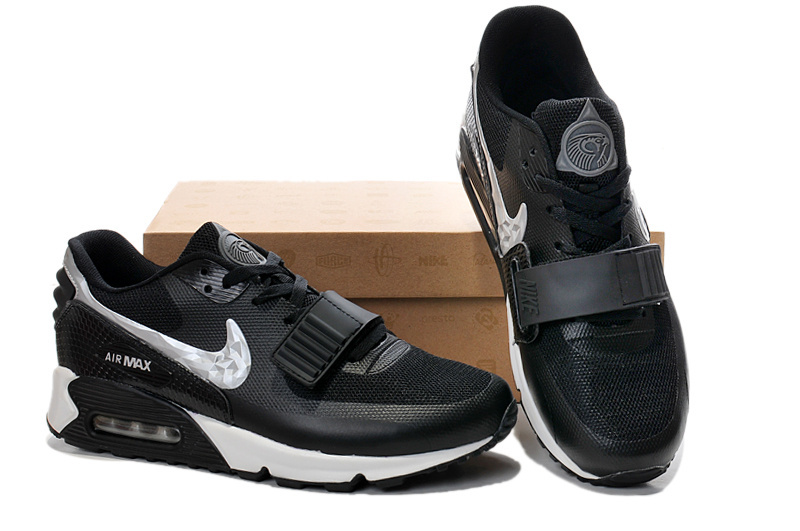 Nike Air Max 90 Yeezy Black White Shoes