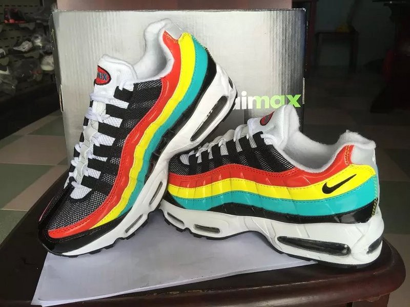 Nike Air Max 95 Black Colorful Shoes