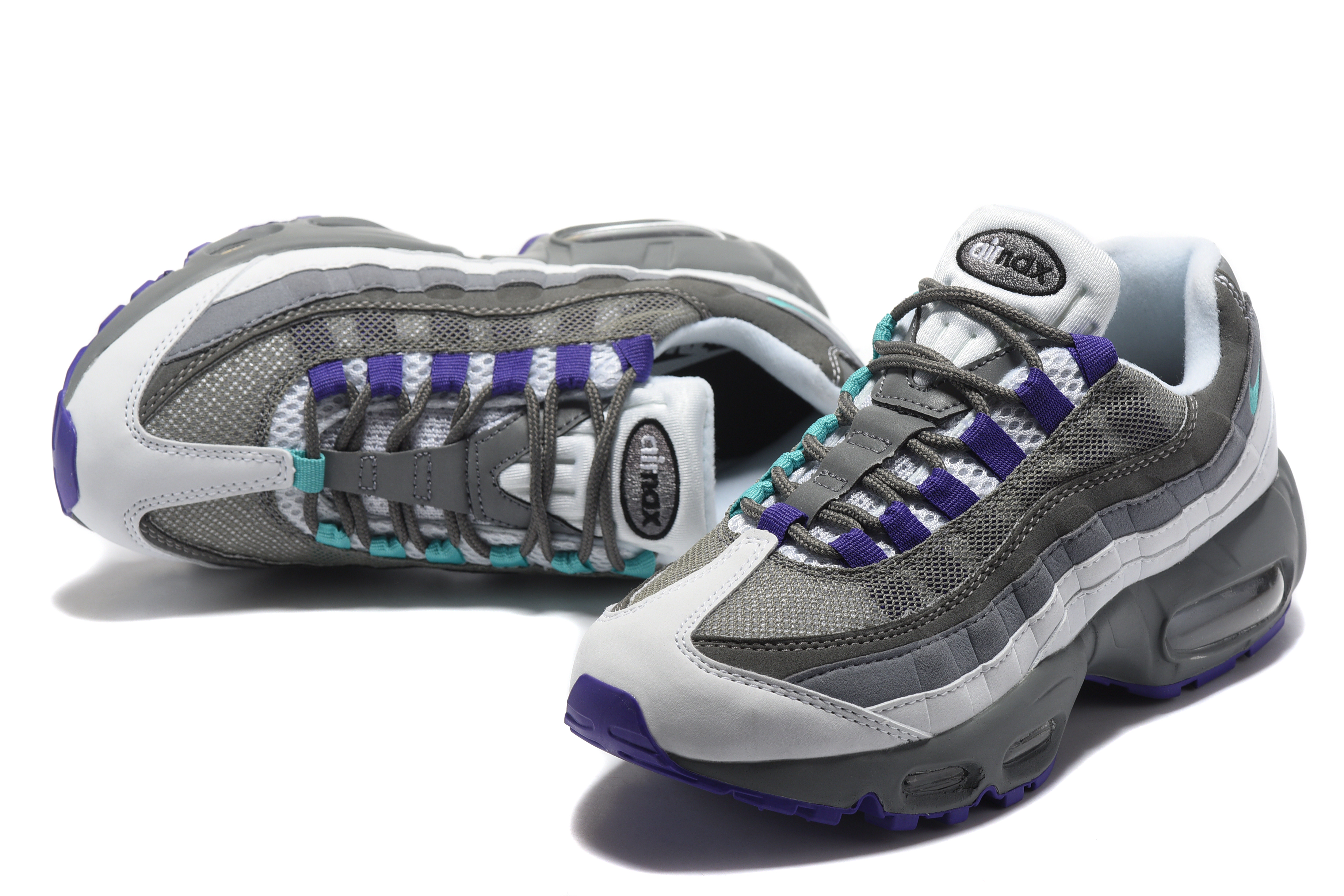 Nike Air Max 95 Grey Purple For Women