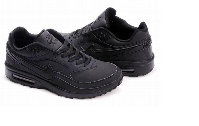 Nike Air Max BW Shoes All Black - Click Image to Close