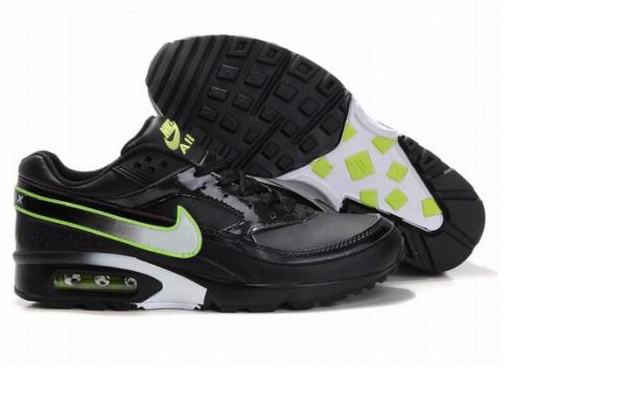 Nike Air Max BW Shoes Black Green - Click Image to Close