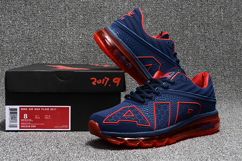 Nike Air Max Flair Blue Red Shoes