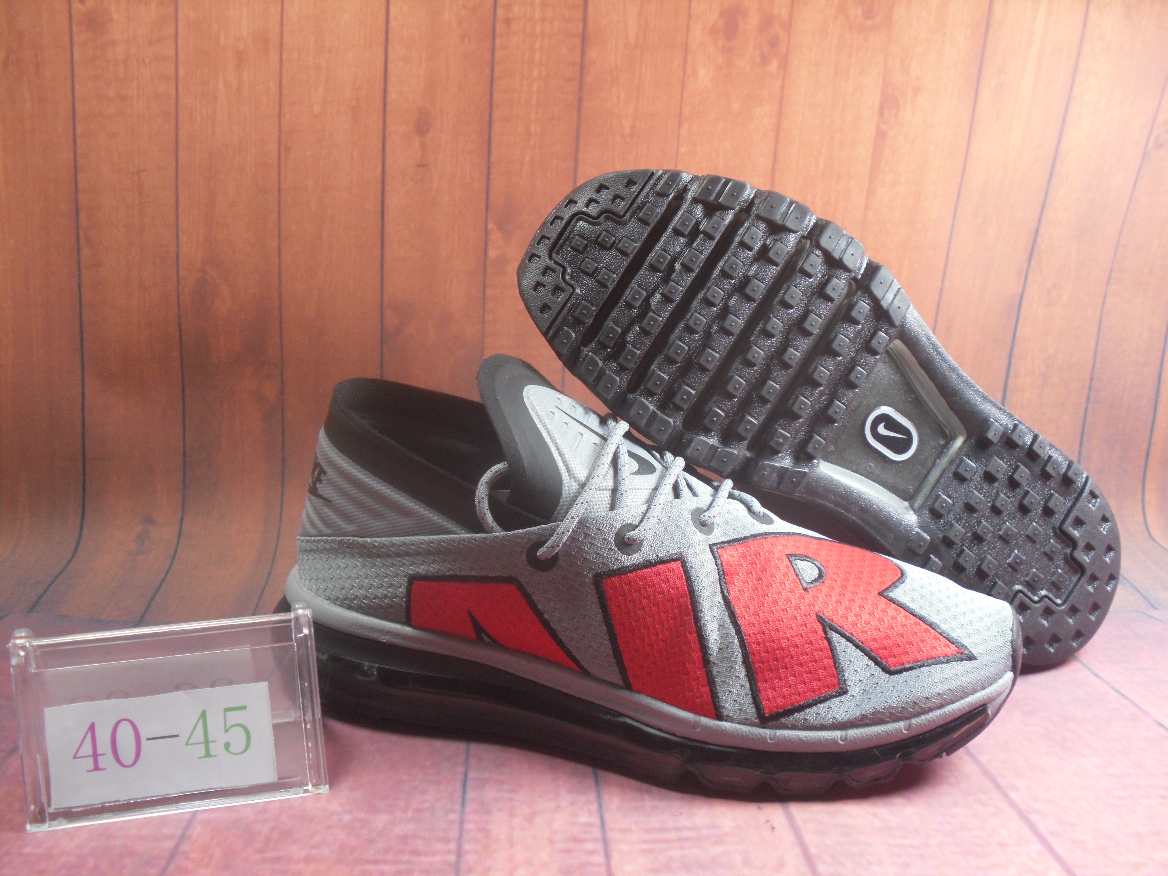 Nike Air Max Flair Grey Red Shoes