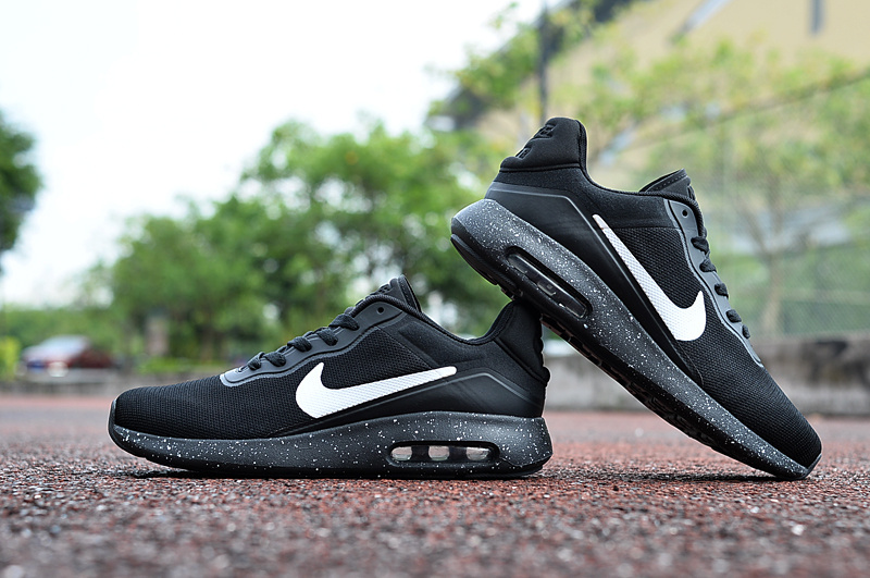 2017 Nike Air Max Modern All Black White Shoes