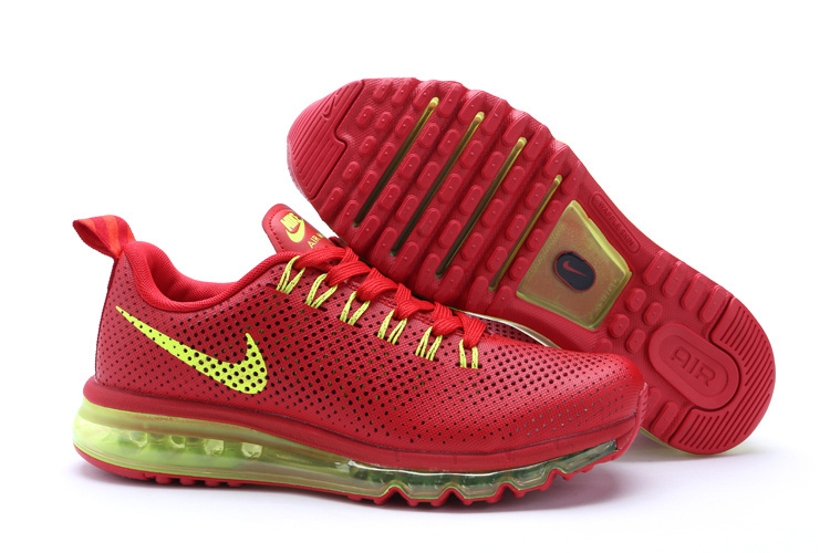 Nike Air Max Motion 2014 Shoes Red Green