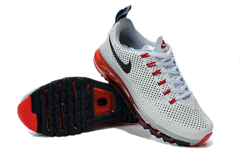 Nike Air Max Motion 2014 White Red Black Shoes