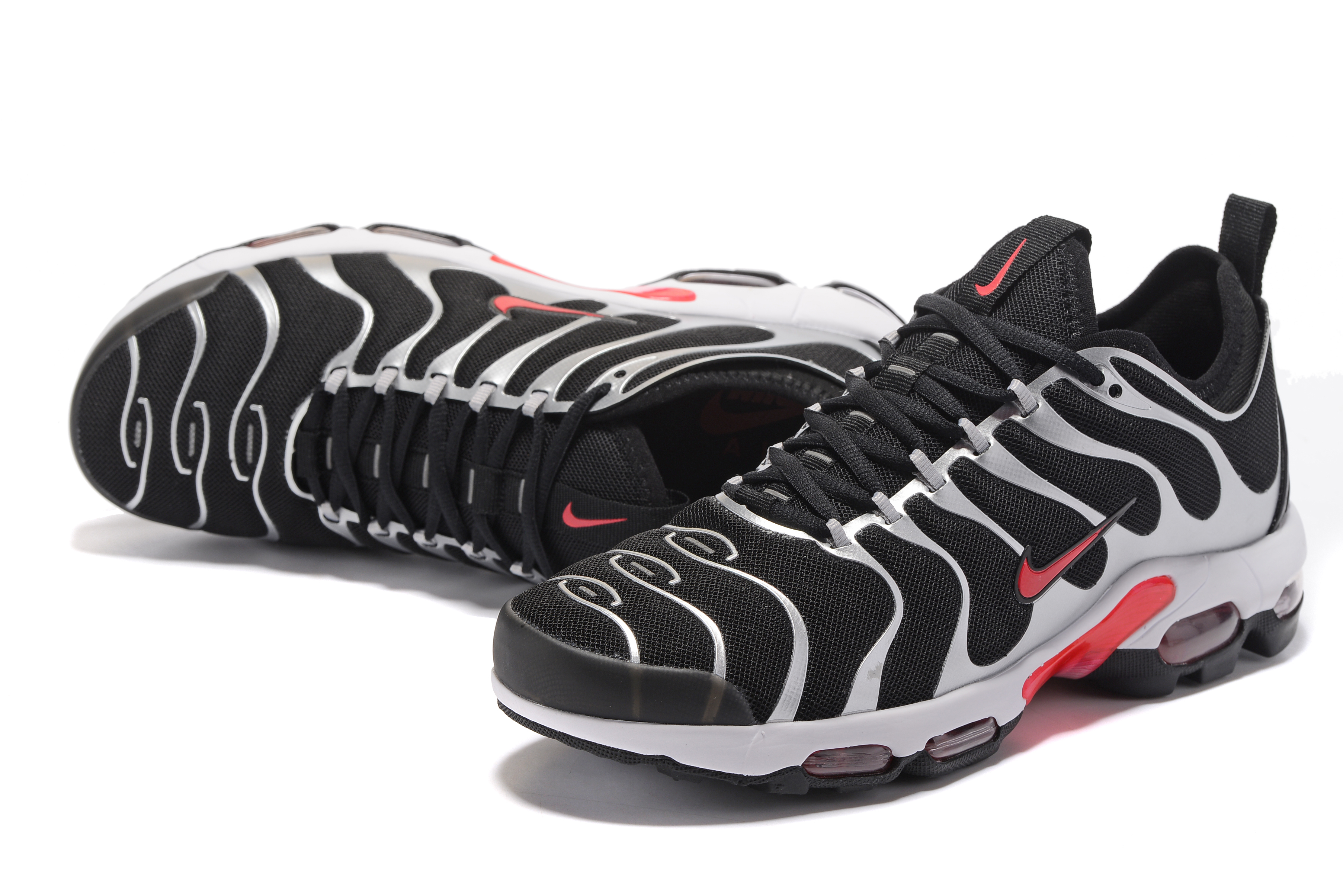 Nike Air Max Plus TN Black Silver Red For Women