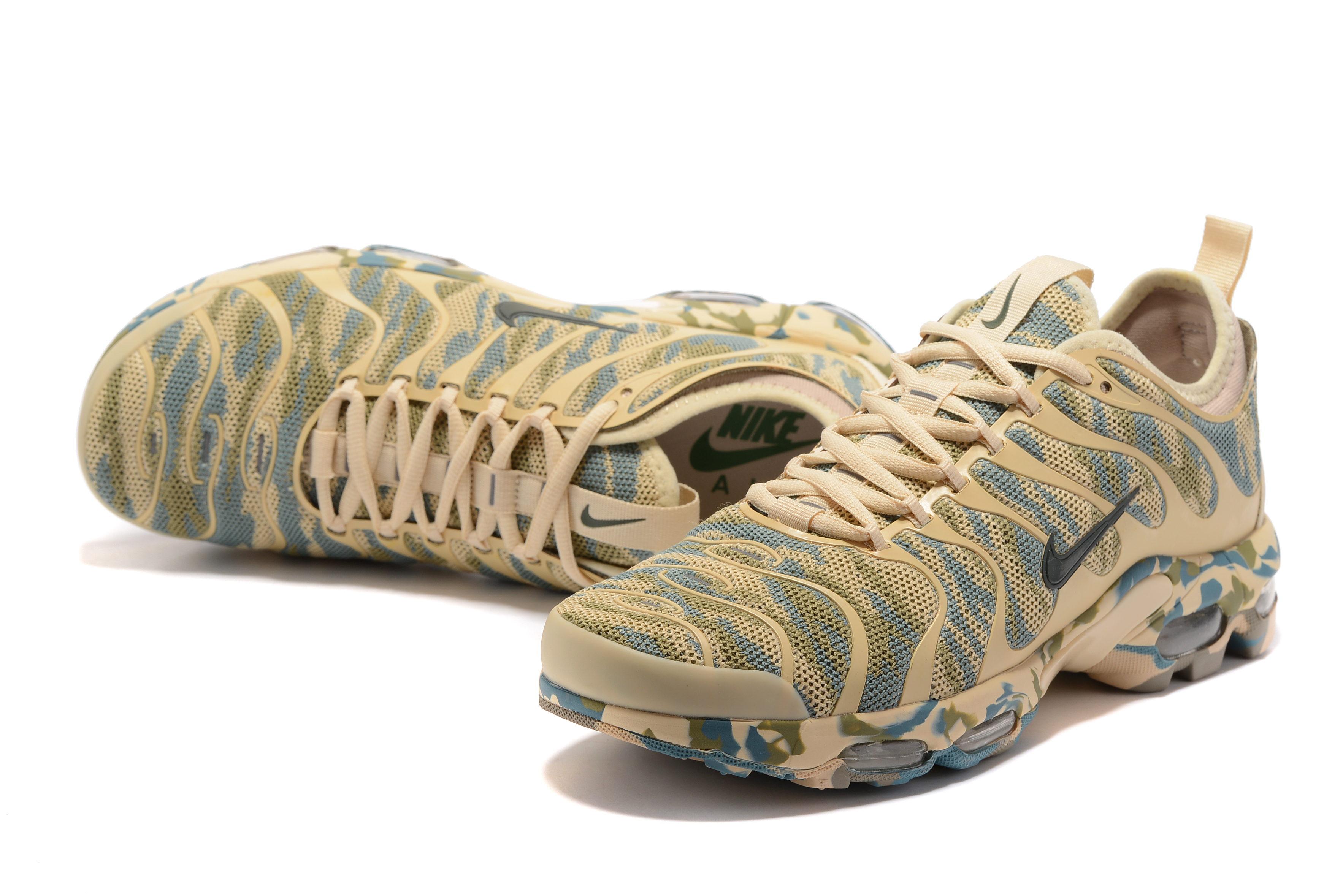 Nike Air Max Plus TN Camo Yellow Green Shoes