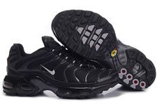 Nike Air Max TN Shoes All Black - Click Image to Close