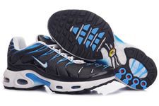 Nike Air Max TN Shoes Black Blue White - Click Image to Close